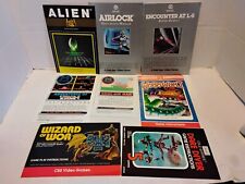 Atari 2600 VCS Lote Manual Alienígena,Kool-Aid Man,Tron,Worm War 1,Airlock,Dare Diver comprar usado  Enviando para Brazil