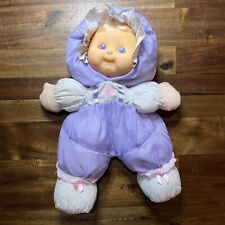 Używany, VTG Fisher Price Puffalump Dzieci Baby Doll Fioletowa Kropki Blond Girl 1990 na sprzedaż  Wysyłka do Poland