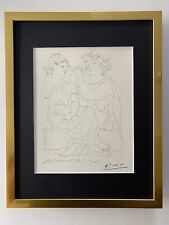 Pablo Picasso | Litografia Vintage 1956 Assinada | Fosco e Emoldurado | Ltd. Edição comprar usado  Enviando para Brazil