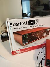 Interfaz de audio USB de 18 canales Focusrite Scarlett 18i8 (2da generación) - roja segunda mano  Embacar hacia Argentina