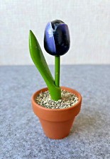 Wooden tulip purple for sale  Shipping to Ireland