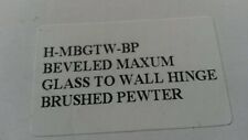  US Horizon Shower Door Maxum Glass to Wall Hinge New for sale  Shipping to South Africa