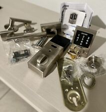 Used, 🔐 SCHLAGE SECURITY DEADBOLT WITH KEYPAD ENTRY & HANDLES BE468ZP SATIN NICKEL 🔐 for sale  Shipping to South Africa