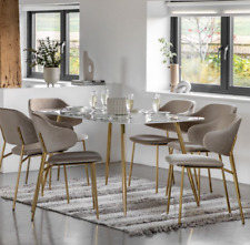 Evans White and Gold Dining Table for sale  Shipping to South Africa