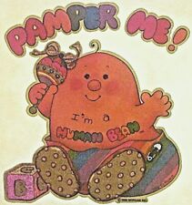 Original Vintage pamper Me! Sou um humano Bean Cartoon Ferro em transferência, usado comprar usado  Enviando para Brazil
