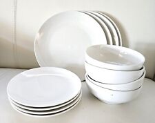 Conjunto de pratos de cozinha de grés branco vitrificado Mainstays, 12 peças, usado comprar usado  Enviando para Brazil