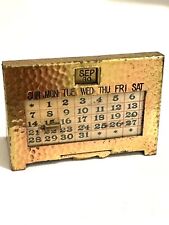 Calendario de escritorio perpetuo vintage Camp Knox Kentucky 1928 hecho en EE. UU. segunda mano  Embacar hacia Argentina
