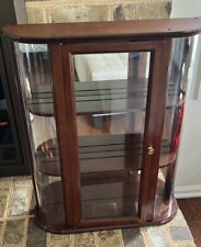 wood glass display cabinet for sale  Bethlehem
