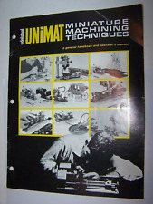 Unimat miniature machining for sale  Penfield