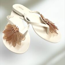 Sandálias femininas MELISSA Jelly Flower tamanho 8 cobre creme casamento primavera verão FOFAS comprar usado  Enviando para Brazil