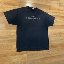 Vintage Y2K Telluride Gear Colorado Anvil Faded Black T Shirt Size XL VTG for sale  Shipping to South Africa