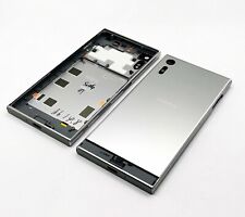 Sony Xperia XZ F8331 Akkudeckel Backcover Kamera Glas Frame Rahmen Silb, usado comprar usado  Enviando para Brazil