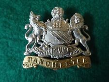 Manchester regiment badge for sale  WORTHING