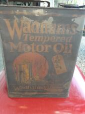 Wadhams Motor Oil Can 1 Gallon Rare Advertising Company Milwaukee for sale  Shipping to South Africa