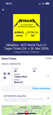 Metallica m72 tour gebraucht kaufen  Sassenberg
