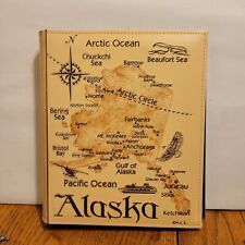Alaska Vacation A.C.E. Álbum de fotos mapa cuero sintético 4x6 fotos  segunda mano  Embacar hacia Mexico