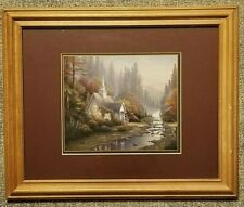 Framed print forest for sale  Indianapolis