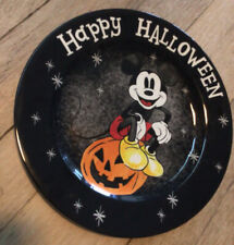 NUEVO Cargador Plato Cargador Cerámica Granero GRANDE Mickey Mouse Feliz Halloween Calabaza Disney segunda mano  Embacar hacia Argentina