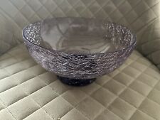 crackle glass bowl for sale  SLOUGH