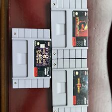 Used, Mortal Kombat 1 2 3 Ultmate Lot of Super Nintendo SNES Games Tested Working for sale  Howell