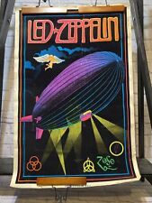 Usado, Raro De Colección 1981 Led Zeppelin 943 Negro Luz Póster Funky Enterprises segunda mano  Embacar hacia Argentina