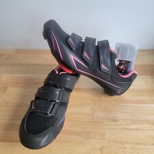 Zapatos de ciclismo Venzo para mujer talla 9 negros rosa ciclismo de montaña ciclismo deportes nuevos con etiquetas segunda mano  Embacar hacia Argentina