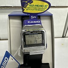 Usado, Reloj con correa de cuero para hombre Casio DB310 con banco de datos segunda mano  Embacar hacia Argentina