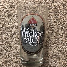 Usado, Copo de cerveja Pete's Wicked Ale Pint - American Premier Microbrewery comprar usado  Enviando para Brazil