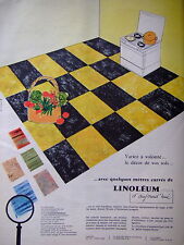 Publicité linoleum variez d'occasion  Longueil-Sainte-Marie