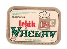 Czeska etykieta piwa - Severomoravske Pivovary Prerov - Lezak Vaclav na sprzedaż  Wysyłka do Poland