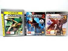 Uncharted Trilogy Drake's Fortune / 2 Among Thieves / 3 Drake's Deception - PS3  comprar usado  Enviando para Brazil