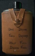 Vintage drinking flask for sale  Shipping to Ireland