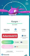 Usado, Pokémon Go | Kyogre brillante | Mini P T C 80K polvo de estrellas segunda mano  Embacar hacia Argentina
