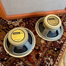 Par 2x Alto-falante Vintage 1974 Celestion Creamback G12H 30w 16ohm T1281 12" década de 1970* comprar usado  Enviando para Brazil