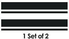 Offset Vinyl Racing Stripe Decal Section Car or Truck, 1 Set of 2 Hood Top Trunk for sale  Shipping to South Africa