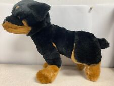 Rottweiler Pelúcia Preto Marrom Filhote de Cachorro Bicho de Pelúcia R2 Designs International comprar usado  Enviando para Brazil