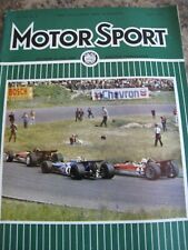 Motorsport magazine aug for sale  BRISTOL