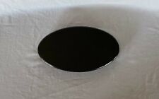 Black Granite Base for Fine Art Sculptures - 10 x 6 x 1.5 Oval for sale  Shipping to Canada