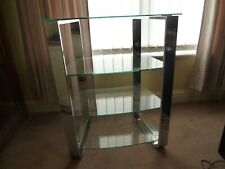 metal glass stand tv for sale  WINSFORD