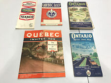 Mapas canadienses de colección 1957 1960 información turística segunda mano  Embacar hacia Argentina