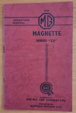 Magnette series operation for sale  TONBRIDGE
