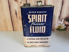 Used, Vintage Empty Spirit Process 1 Gallon Heyer Quality Duplicator Fluid Can for sale  Shipping to South Africa