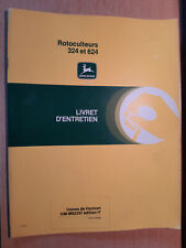 John Deere rotoculteur 324 et 624 : notice d'utilisation et entretien I7 comprar usado  Enviando para Brazil