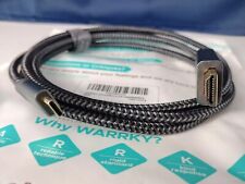 Usado, Warrky HDMI para cabo USB C 4K [plugs banhados a ouro anti-interferência] 6 pés  comprar usado  Enviando para Brazil