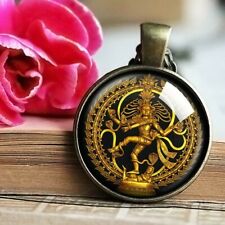 Dancing Shiva Necklace, Nataraja Pendant, Statue of Dancing Shiva Jewelry Gift for sale  Shipping to Canada