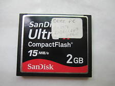 TARJETA DE MEMORIA CF compacta SanDisk Ultra II 2 GB 15M/S segunda mano  Embacar hacia Mexico