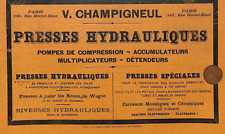 Paris champigneul presses d'occasion  Ouzouer-sur-Loire