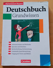 Deutschbuch grundwissen gymnas gebraucht kaufen  Aschheim