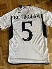 Camiseta Jude Bellingham Real Madrid Firmada Handsigned Signed Trikot Match segunda mano  Embacar hacia Argentina