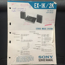 Sony service manual for sale  Roanoke